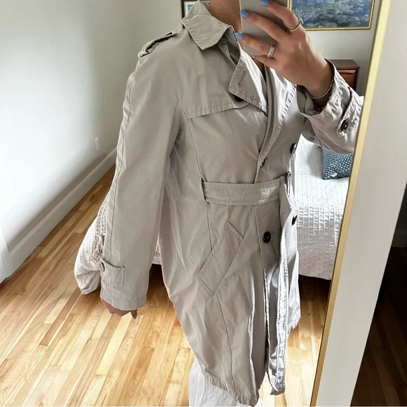 Weekend Max Mara Light Beige Trench Coat - Picture 2 of 9